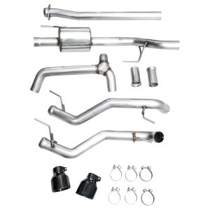 Ford F-150 Tremor Performance Exhaust - AWE Tuning - 0FG Non-Resonated Catback - Diamond Black - `21-`27